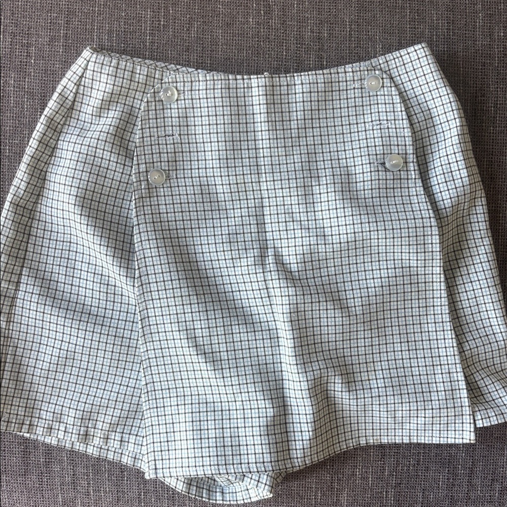 Vintage free people plaid skort